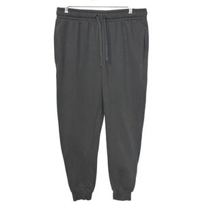 Goodfellow & Co Mens Jogger Sweatpants Dark Gray‎ Charcoal Fleece Size M